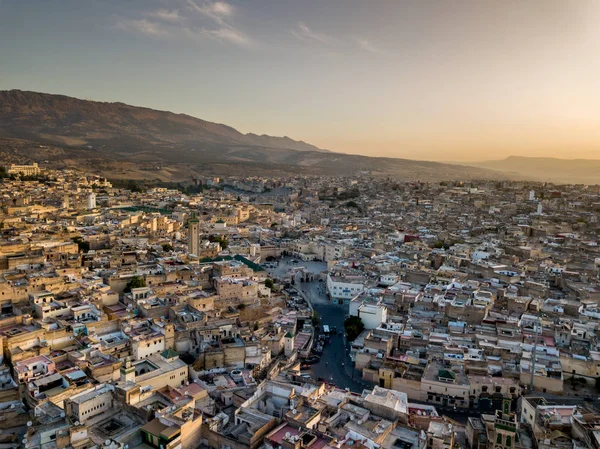 Fez Είναι Δεύτερη Μεγαλύτερη Πόλη Του Μαρόκου — Φωτογραφία Αρχείου