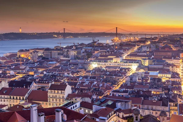 Lisszabon Fővárosa Legnagyobb Városa Portugália — Stock Fotó