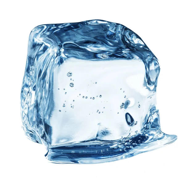Крупный план кубика льда — стоковое фото