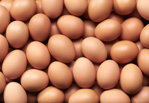 有機卵の食感と背景 生鶏の卵の食感 トップ表示 — ストック写真