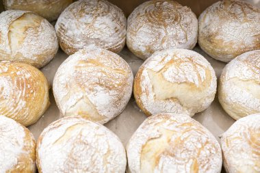 Sıcak hava ekmek raf mağaza