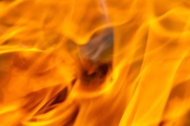 Alev yakından görmek yazma. bulanık