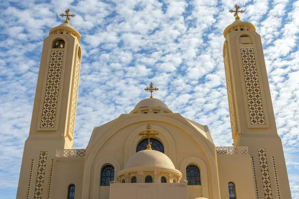 Chiesa Copta Ortodossa Sharm Sheikh Egitto Concetto Fede Retta — Foto Stock