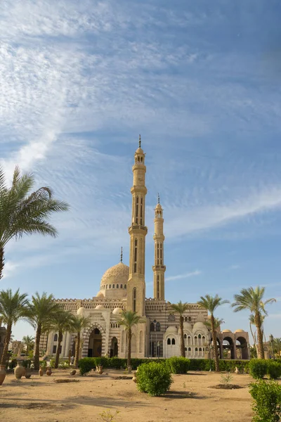 Una Delle Principali Moschee Della Città Turistica Sharm Sheikh Egitto — Foto Stock
