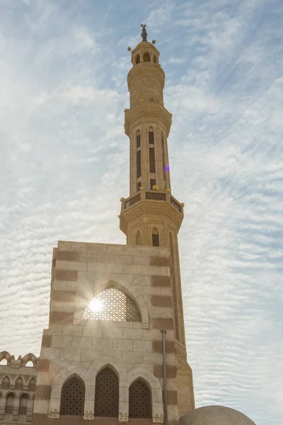 Una Delle Principali Moschee Della Città Turistica Sharm Sheikh Egitto — Foto Stock