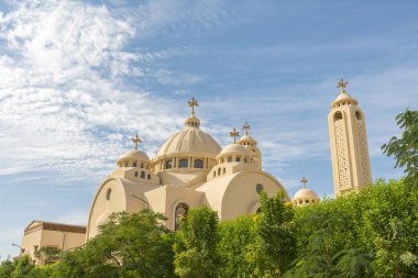 Sharm El Sheikh, Mısır 'daki Coptic Ortodoks Kilisesi. All Saints Kilisesi. Erdemli inanç kavramı. 