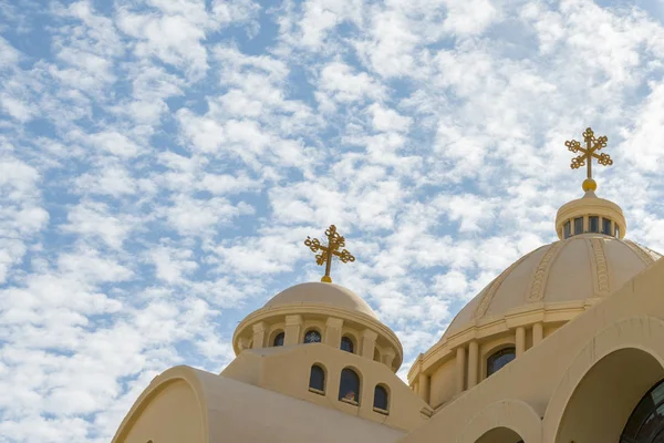 Chiesa Copta Ortodossa Sharm Sheikh Egitto All Saints Church Concetto — Foto Stock