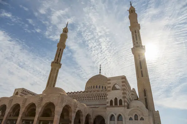 One Main Mosques Touristic City Sharm Sheikh Egypt Islamic Faith — Stock Photo, Image