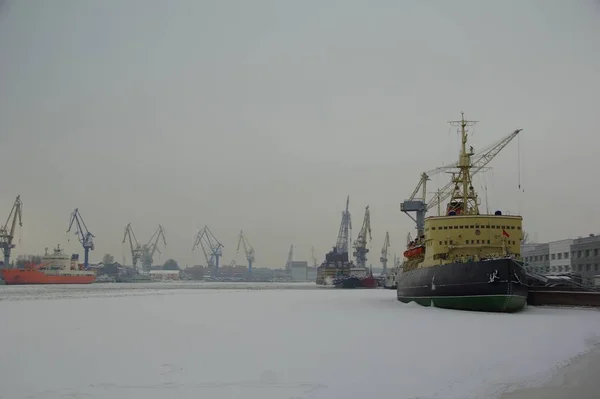 Rompehielos en San Petersburgo — Foto de Stock