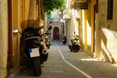 Dar sokak Güney sabah