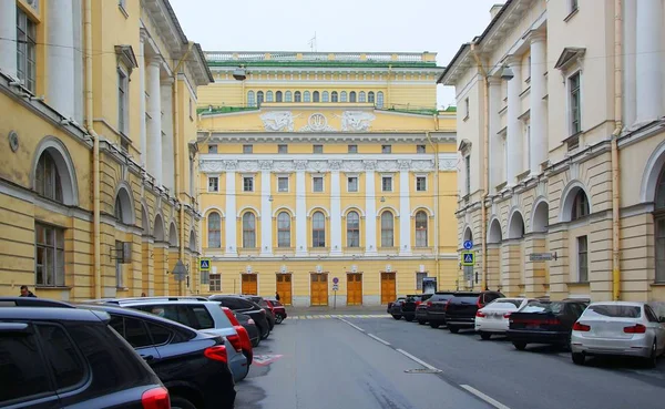 Teatro Alexandrinsky en San Petersburgo — Foto de Stock
