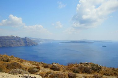 Ege Denizi 'nde Santorini