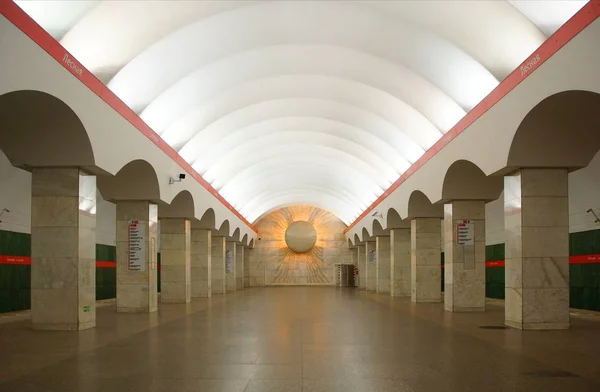 Estación de metro de Lesnaya — Foto de Stock