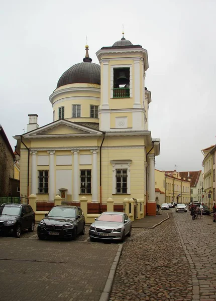 Interesting walk in the historical part of Tallinn — Stock Photo, Image