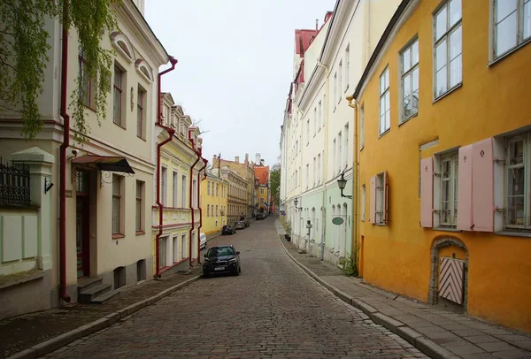 Intressant vandring i Tallinns historiska del — Stockfoto