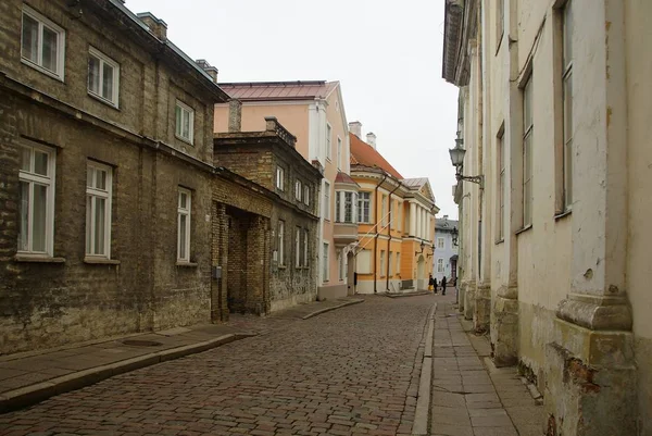 Caminhada interessante na parte histórica de Tallinn — Fotografia de Stock