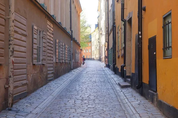 Maio Domingo passeio no centro de Estocolmo — Fotografia de Stock