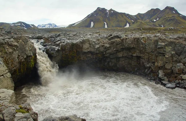 Fascinantes Aventuras Verano Hermosa Islandia Alftavat Botnar Torsmork National Park — Foto de Stock