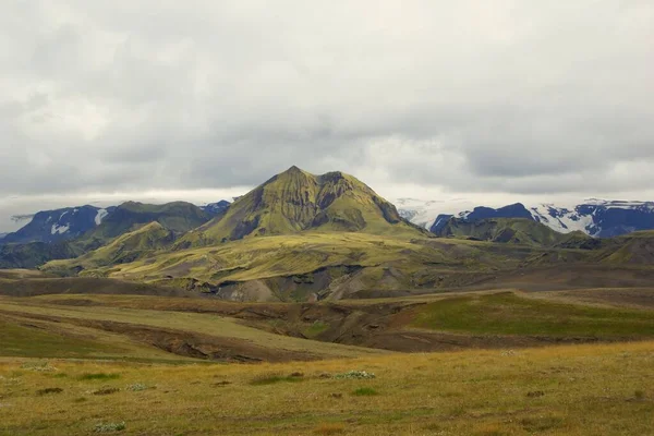Захопливий Цікавий Літній Похід Ісландії Частина Дороги Ботнар Торсмарк — стокове фото