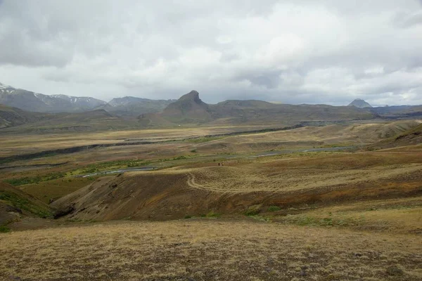 Fascinante Interesante Caminata Verano Islandia Sección Ruta Botnar Torsmork — Foto de Stock