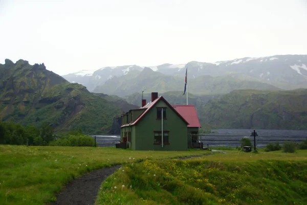 Fascinerende Fantastische Zomerwandeling Van Ijsland Route Sectie Botnar Torsmork — Stockfoto