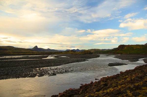 Randonnée Estivale Fascinante Dans Les Beaux Parcs Naturels Islande Section — Photo