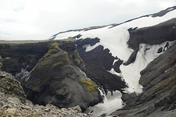 Fascinating Summer Hike Iceland — Stock Photo, Image