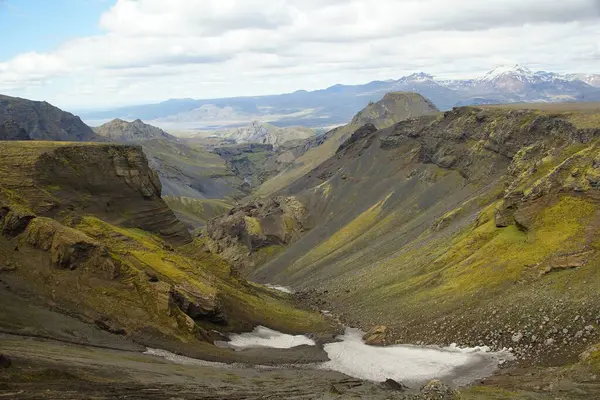 Fascinante Caminata Verano Islandia — Foto de Stock