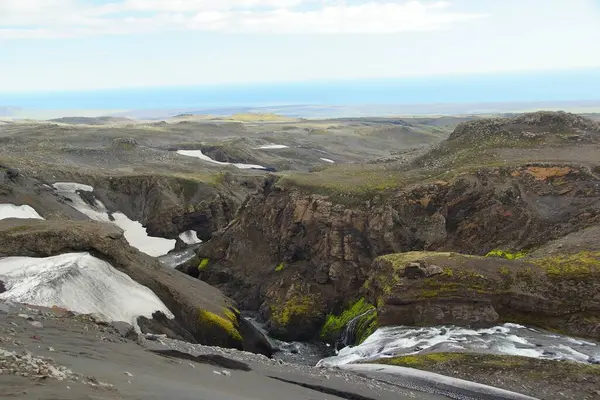 Fascinating Summer Hike Iceland — Stock Photo, Image