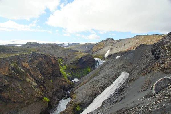 Fascinante Caminata Verano Islandia — Foto de Stock