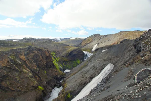 Fascinante Caminata Verano Islandia —  Fotos de Stock