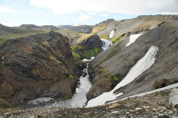 Fascinante Caminata Verano Islandia —  Fotos de Stock