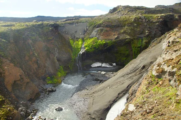 Randonnée Estivale Fascinante Islande — Photo