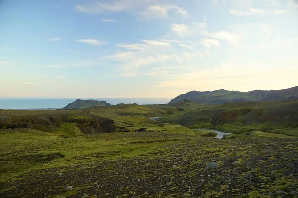 Fascinante Caminata Verano Islandia —  Fotos de Stock