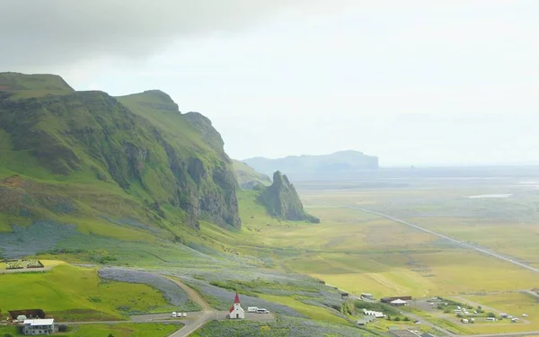 Fascinante Caminhada Verão Islândia País Vulcões Montanhas Geleiras Cachoeiras Passeio — Fotografia de Stock