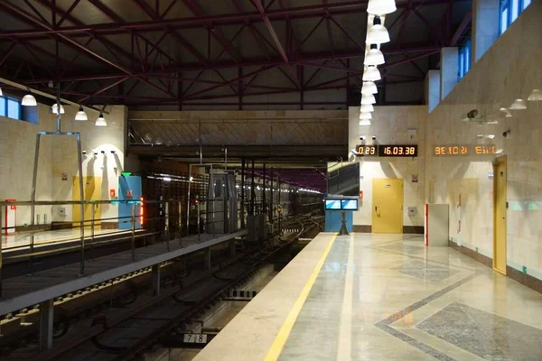 Fragmento Interior Estação Metro Shushary São Petersburgo — Fotografia de Stock