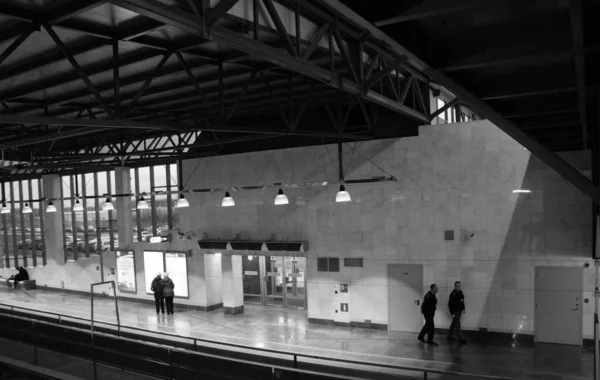 Fragmento Interior Estação Metro Shushary São Petersburgo — Fotografia de Stock