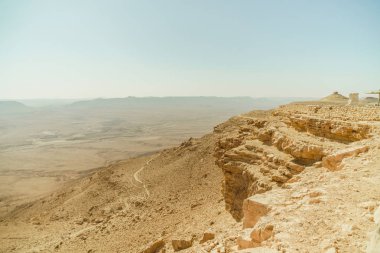 Sıcak İsrail negev çöl ve krater mitzpe ramon