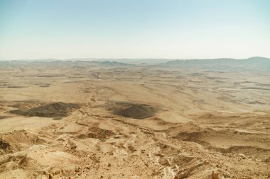 Ünlü İsrail negev çöl. Doğa doğal üzerinde doğal manzaralı