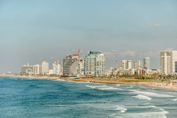 Tel-aviv Landschaft Blick auf die moderne Stadt. Sommerpanorama — Stockfoto