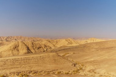 Güzel doğa çöl içinde Kuru Musevi pitoresk ekilmemiş boş arazi. Açık doğal peyzaj