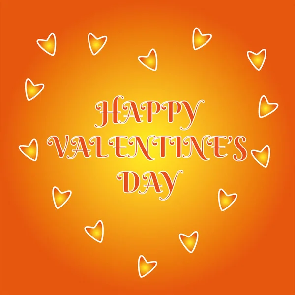 Sztuka tło i tekst projektowania szczęśliwy valentine dzień miłości serca. — Wektor stockowy