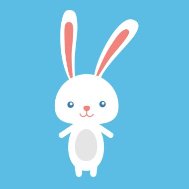 Mutlu Paskalya tavşanı, komik Paskalya tavşanı.