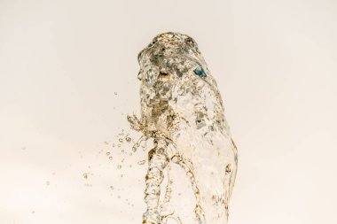 Dalga soyut su damla hareketli renkli arka planla.