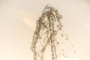 Dalga soyut su damla hareketli renkli arka planla.