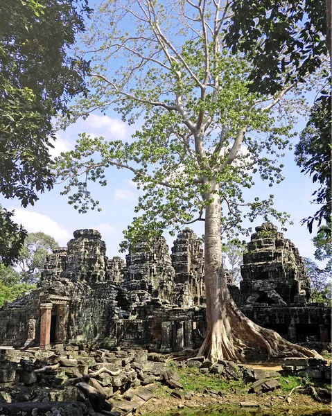 Banteay kdei chrám Angkor, Siem Reap, Kambodža. — Stock fotografie