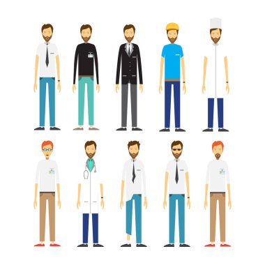 Farklı mesleklerden seti