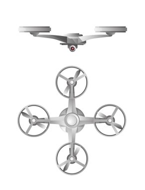 quadrocopter top view 