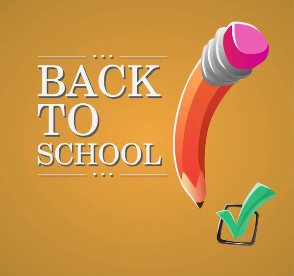 Welcome back to school. — Stock Vector