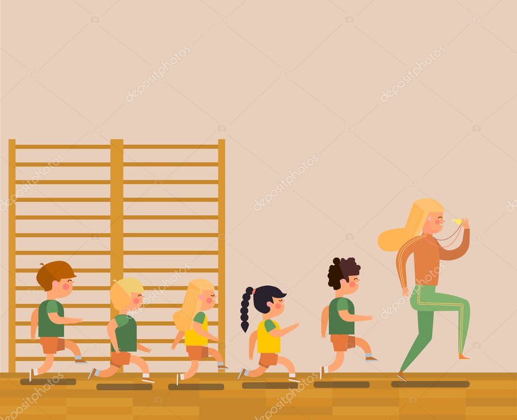 Physical education Vector Art Stock Images | Depositphotos
